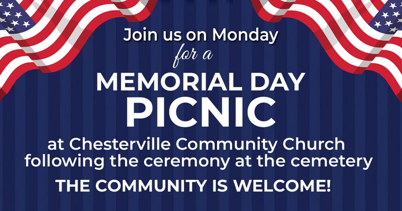 Memorial Day picnic invitation