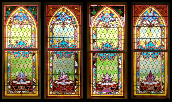 stained glass windows